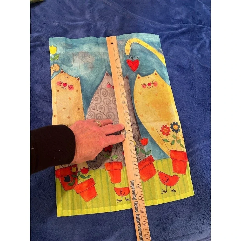Briarwood Lane Garden Flag Set ‎ of 4 Weather Resistant Whimsical birds ladybugs